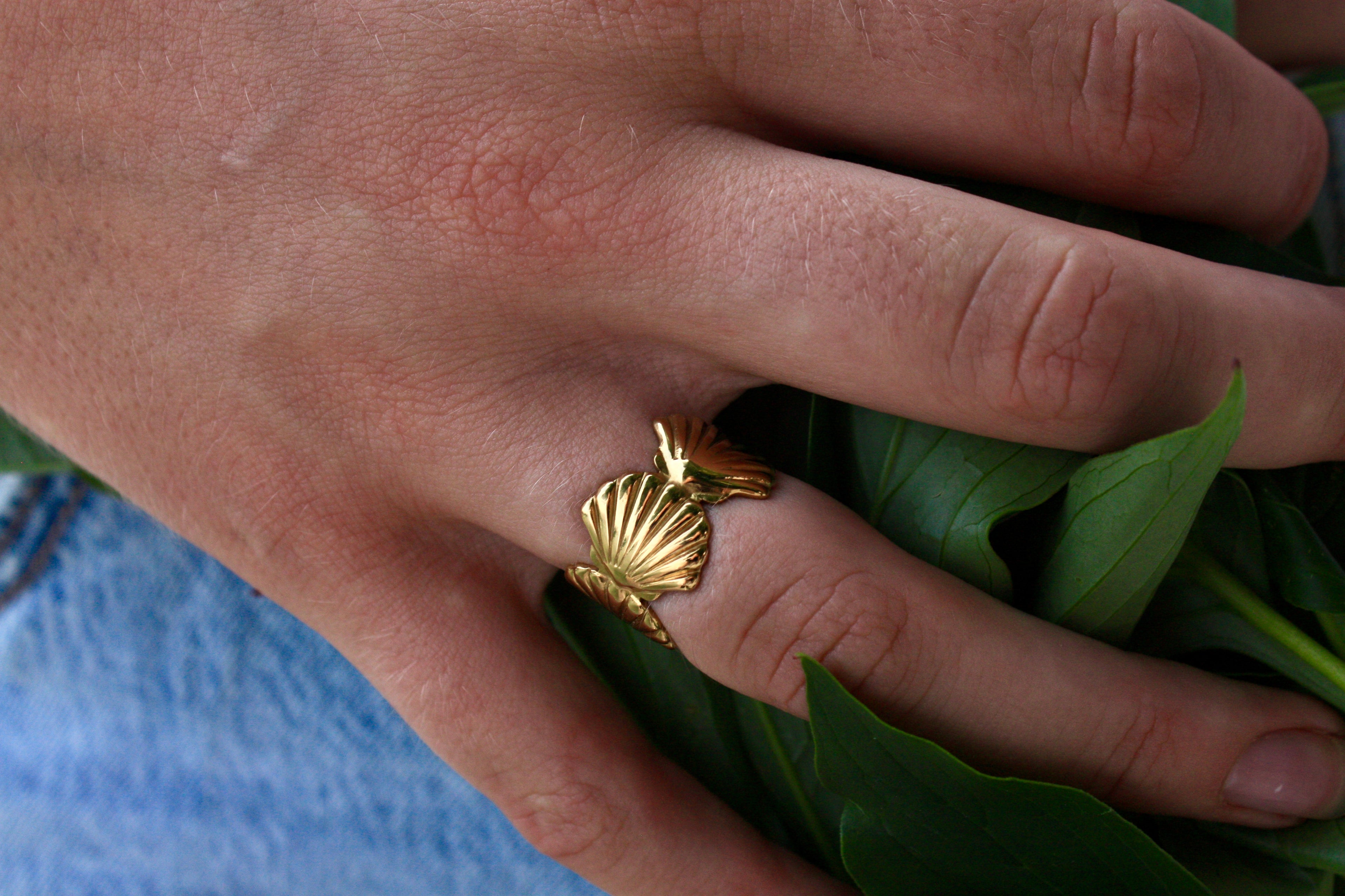 Schelpen ring